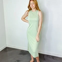 HYFVE On My Way Sleeveless Midi Dress Dresses