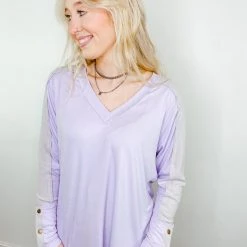 143 Story Penny Contrast Stitch Top