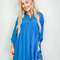 Entro Ellis Button Down Dress Dresses