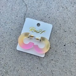 Trendy Wholesale Jewelry Small Acrylic Earrings