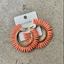 TRENDY Wholesale Statement Raffia Hoops