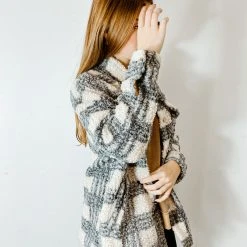 HYFVE Outerwear Fallon Sherpa Plaid Jacket