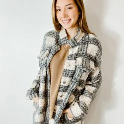 HYFVE Outerwear Fallon Sherpa Plaid Jacket