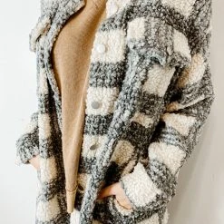 HYFVE Outerwear Fallon Sherpa Plaid Jacket