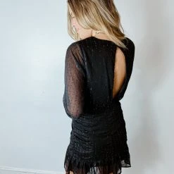 She + Sky Eve Sparkle Ruched Dress Dresses