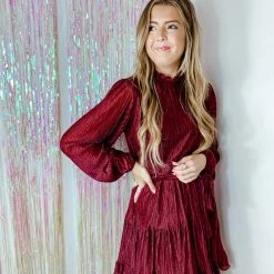 She + Sky Holly Long Sleeve Dress Dresses