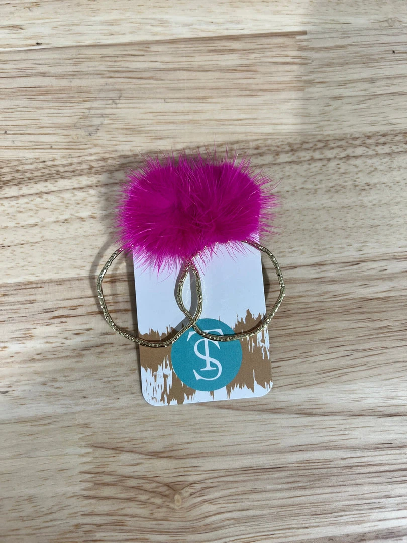 Taylor Shaye Designs Puff Top Hoops - Stylish Gold-Plated Earrings for Women 6 Taylor Shaye Designs Puff Top Hoops