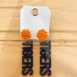 Golden Stella Game Day Collection Tiger Gameday Earrings