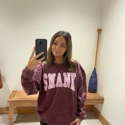 Chicka-D Swank Corded Sweatshirt Tops