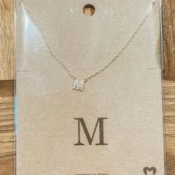 Golden Stella Dainty Initial Necklace