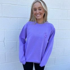 S&S Activewear Tops Swank Logo Sweatshirt