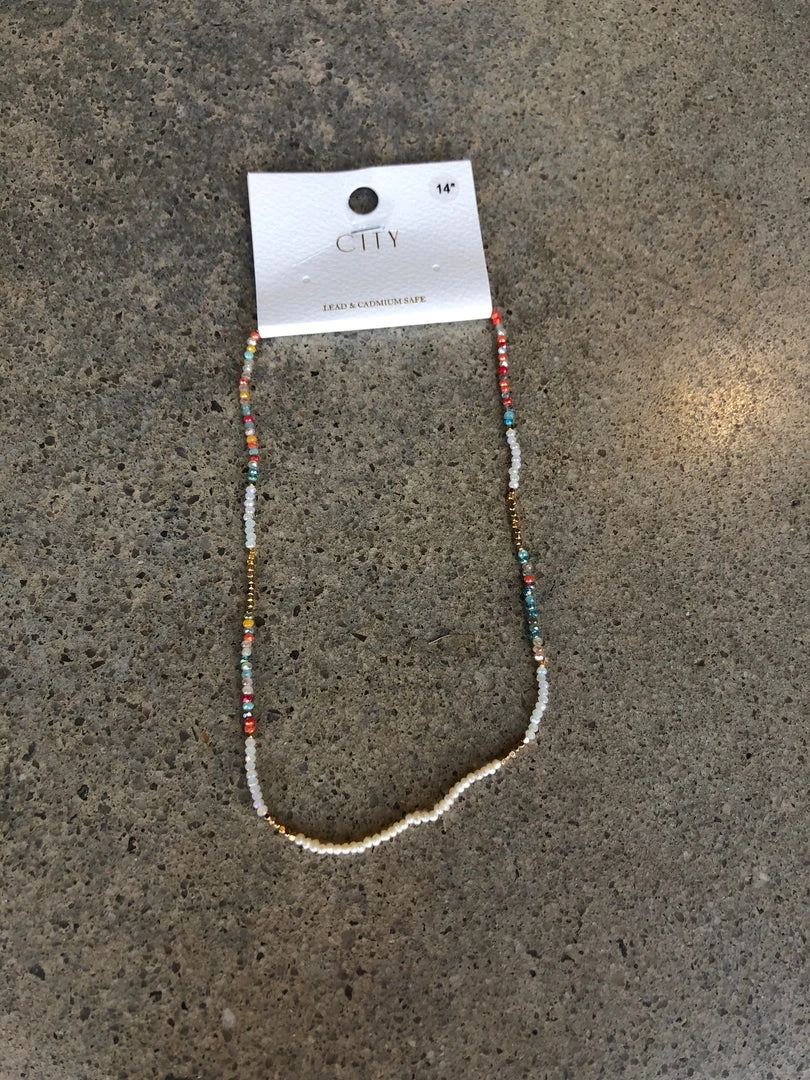 Moral Compass Multi-Colored Beaded Pearl Necklace - Stylish Jewelry for Women 3 Moral Compass Multi Colored Beaded Pearl Necklace