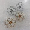 The Swank Company Jewelry Wild Flower Wire Earrings