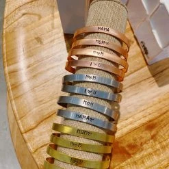 The Swank Company Claire Cuffed Mama Bracelets Jewelry