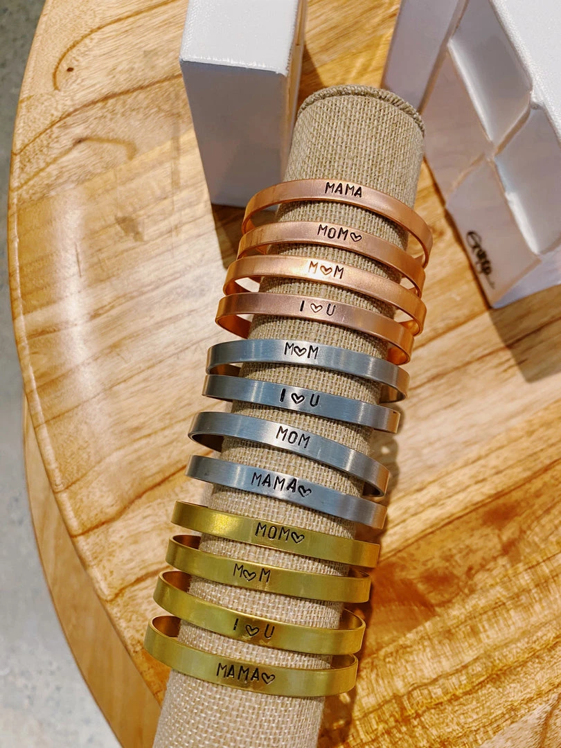 The Swank Company Claire Cuffed Mama Bracelet - Elegant Jewelry for Women 3 The Swank Company Claire Cuffed Mama Bracelets Jewelry