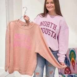 Chicka-D Tops North Augusta Corded Sweatshirt