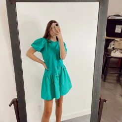 2.7 August Apparel Dresses Campbell Knit Poplin Dress