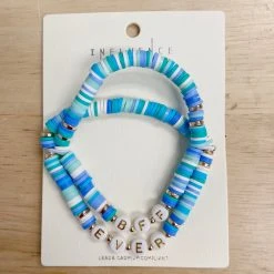 TRENDY Wholesale BFF Rubber Bead Bracelet Set - Stylish Jewelry for Best Friends 7 TRENDY Wholesale BFF Rubber Bead Bracelet Set Jewelry