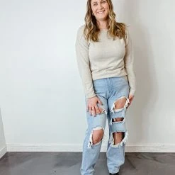KanCan Bottoms Leigh 90's Boyfriend Jeans