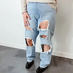 KanCan Bottoms Leigh 90's Boyfriend Jeans