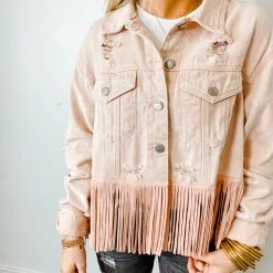 Fantastic Fawn West Coast Fringe Denim Jacket