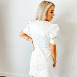 TCEC Dresses Chloe Leather Dress