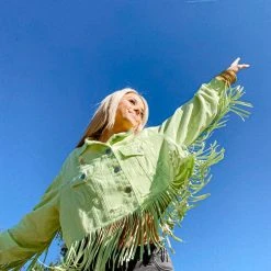 Fantastic Fawn West Coast Fringe Denim Jacket