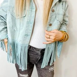 Fantastic Fawn West Coast Fringe Denim Jacket