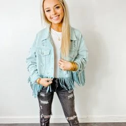 Fantastic Fawn West Coast Fringe Denim Jacket