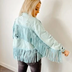 Fantastic Fawn West Coast Fringe Denim Jacket