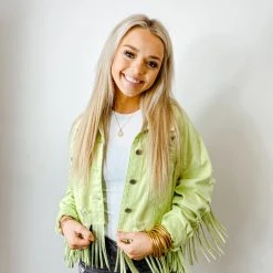 Fantastic Fawn West Coast Fringe Denim Jacket