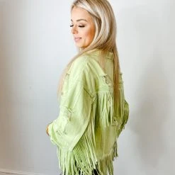 Fantastic Fawn West Coast Fringe Denim Jacket