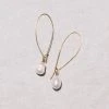 TRENDY Wholesale Freshwater Pearl Wire Earrings Jewelry