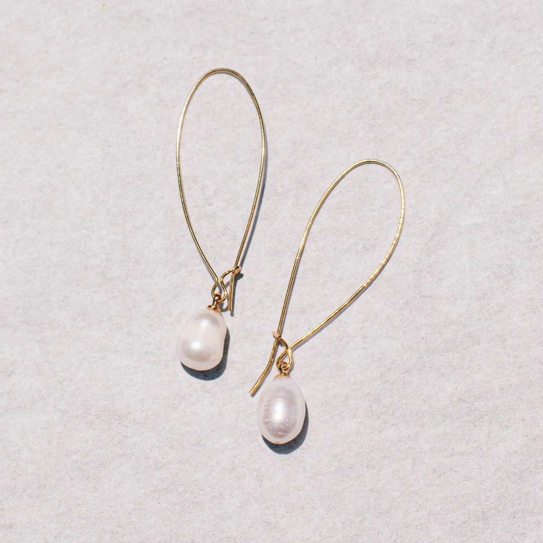 TRENDY Wholesale Freshwater Pearl Wire Earrings - Elegant Jewelry for Women 3 TRENDY Wholesale Freshwater Pearl Wire Earrings Jewelry