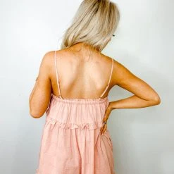 By Together Rompers Strawberry Wine Cotton Romper