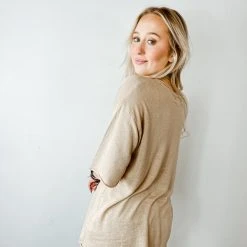 By Together Kate Knit Short Sleeve Top Tops