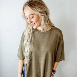 By Together Kate Knit Short Sleeve Top Tops