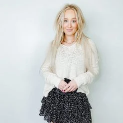 By Together Bottoms Brooklyn Smocked Ruffle Mini Skirt