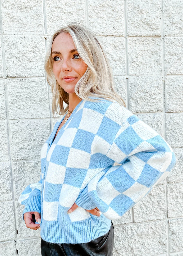 Listicle Bonnie Gingham Sweater Cardigan Tops - Stylish Women's Outerwear 4 Listicle Bonnie Gingham Sweater Cardigan Tops