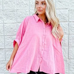 Day + Moon Morgan Oversized Shirt Tops