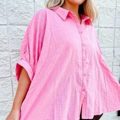 Day + Moon Morgan Oversized Shirt Tops