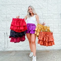 Day + Moon Briar Ruffle Skort Game Day Collection