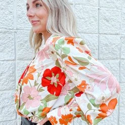 Entro Olivia Floral Bodysuit Tops