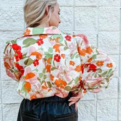 Entro Olivia Floral Bodysuit Tops