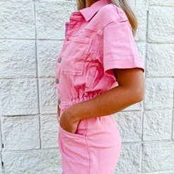 Day + Moon Rompers Maggie Denim Romper