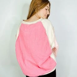 Listicle Molly Color Block Sweatshirt