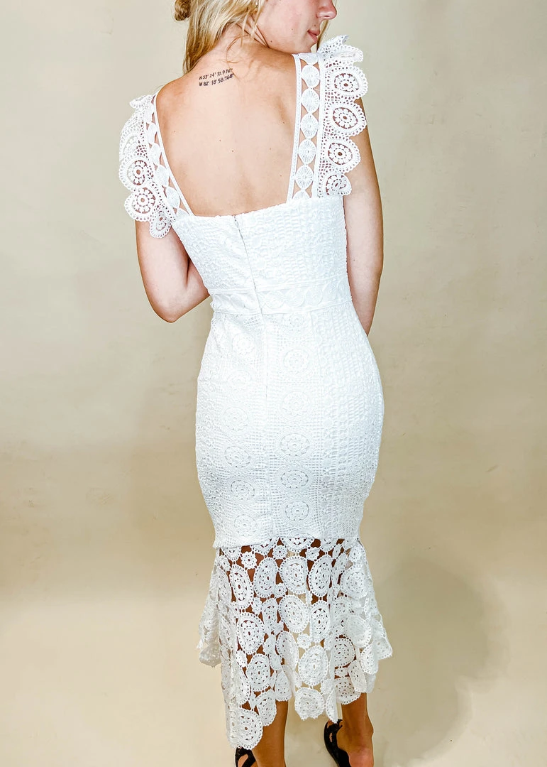 Lena Southwest Lace Midi Dress - Boho Chic Floral Print Dress for Women 9 Lena Southwest Lace Midi Dress