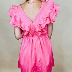 Entro Greta Ruffle Mini Dress - Stylish Women's Party Dress 13 Entro Greta Ruffle Mini Dress