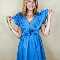 Entro Greta Ruffle Mini Dress - Stylish Women's Party Dress 14 Entro Greta Ruffle Mini Dress