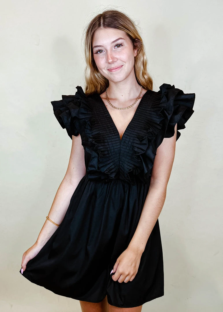 Entro Greta Ruffle Mini Dress - Stylish Women's Party Dress 9 Entro Greta Ruffle Mini Dress